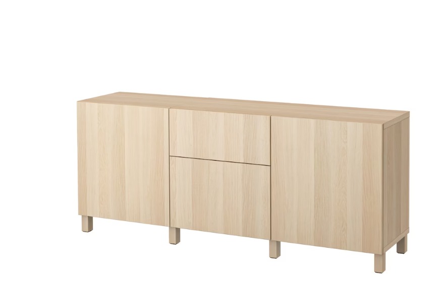 Ikea BESTA Storage Oak, Furniture & Home Living, Furniture