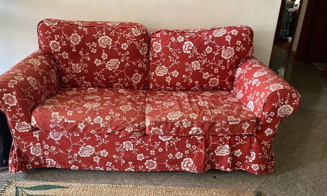 IKEA Ektorp sofa, Furniture & Home Living, Furniture, Sofas on Carousell