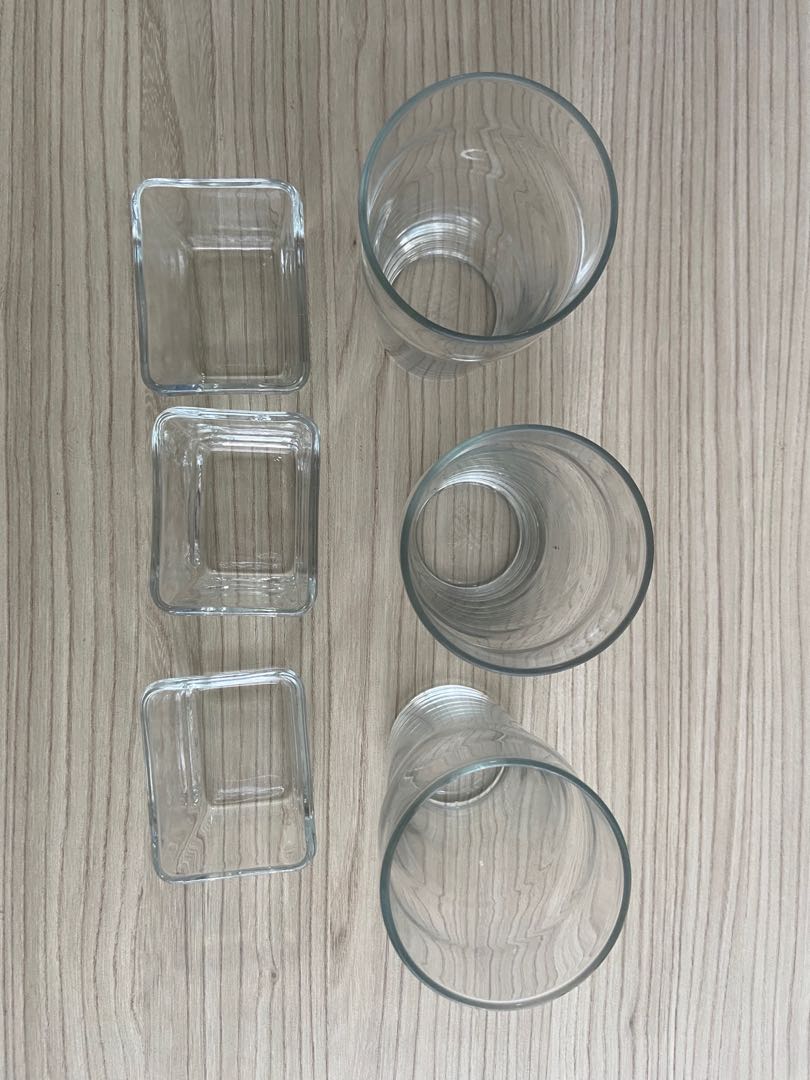 IKEA Glasses & Saucers, Furniture & Home Living, Kitchenware
