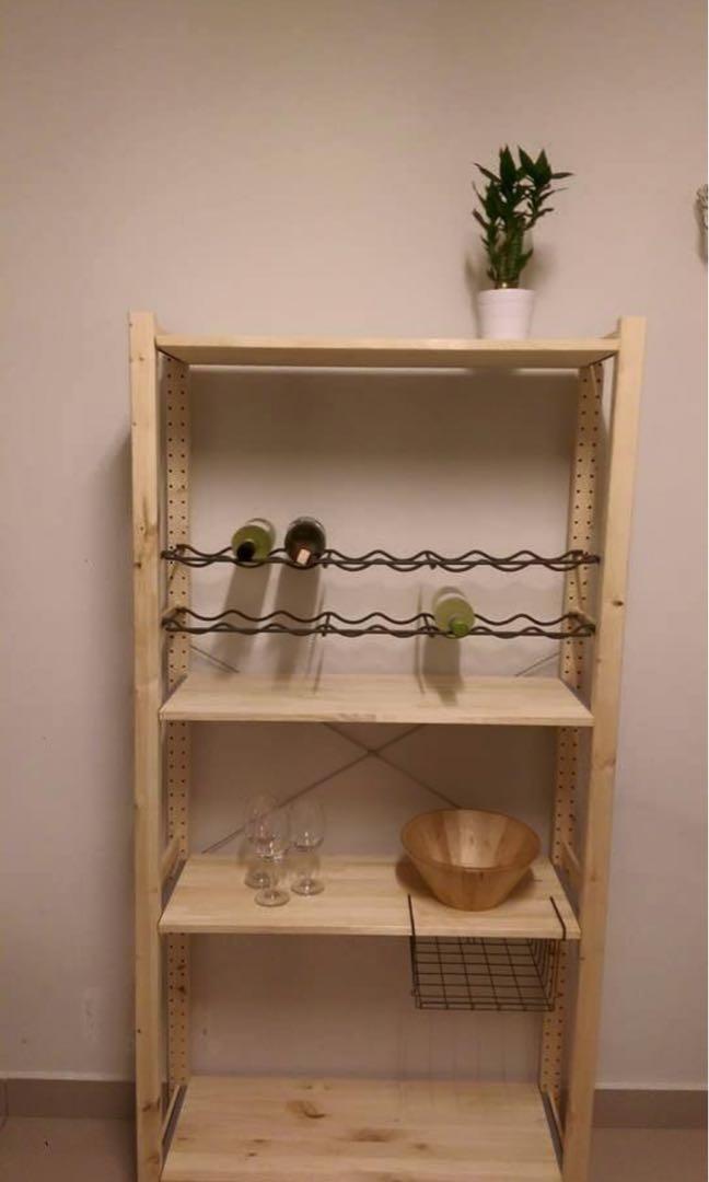 Ikea Ivar Shelf Wine Rack