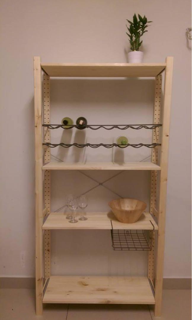 Ikea Ivar Shelf / Wine Rack, Furniture & Home Living, Furniture