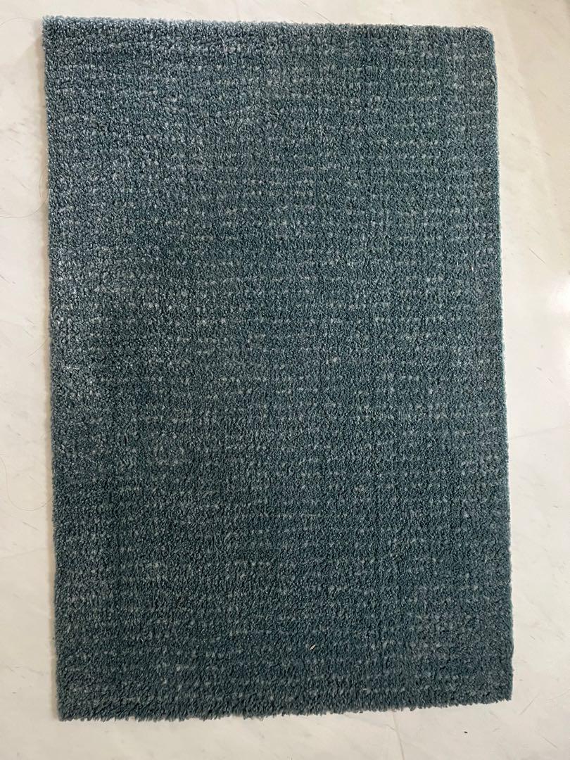 Ikea Rug blue color 60*90, Furniture & Home Living, Home Decor, Carpets