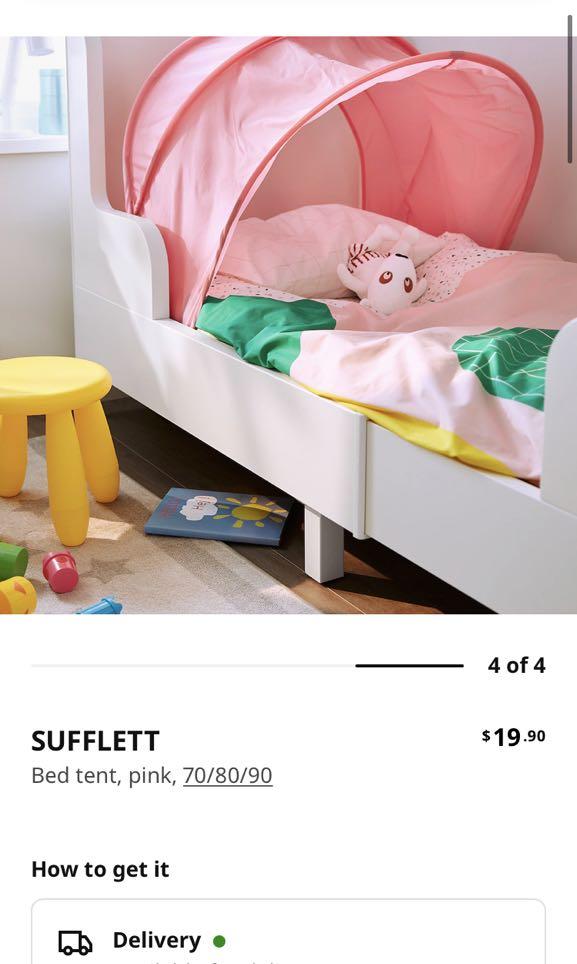 IKEA SUFFLETT Bed tent in GREEN Babies Kids Baby Nursery