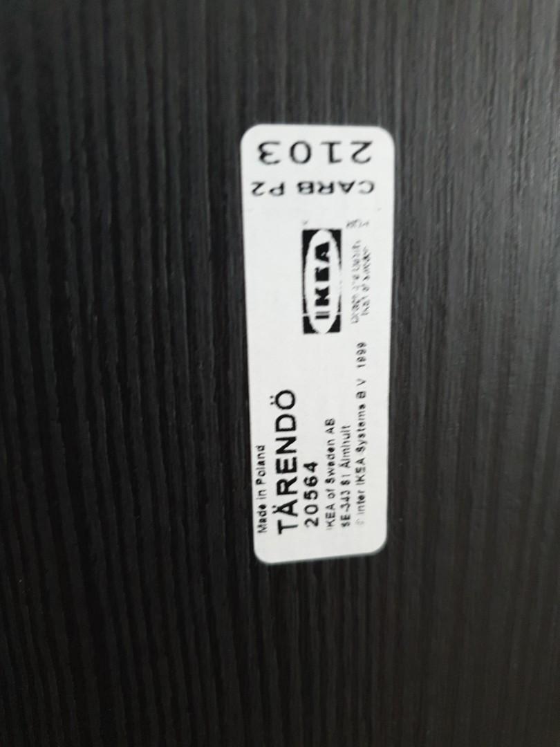 Ikea Tarendo (Sandsberg) Big Table Top Black 110x67cm, Furniture & Home