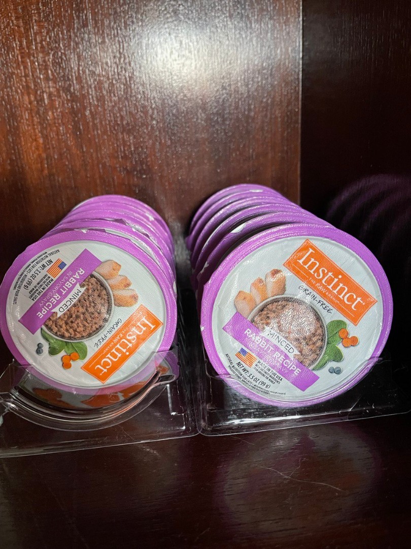 Instinct (Minced Rabbit Receipe), Pet Supplies, Pet Food on Carousell