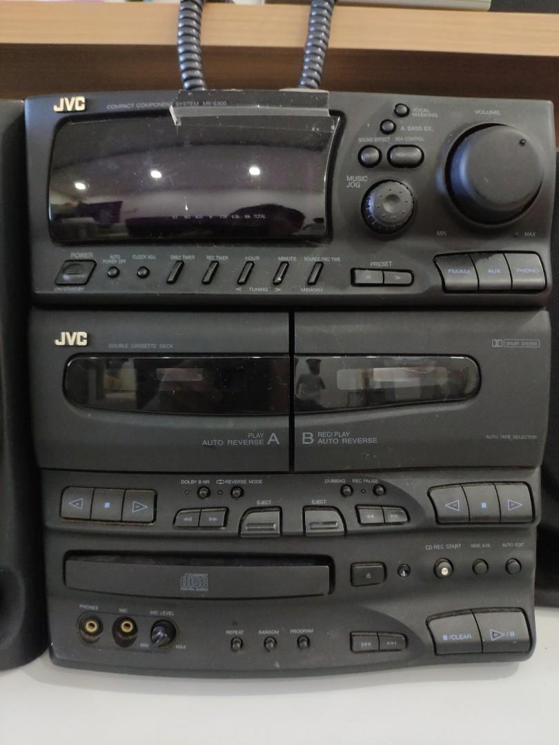 JVC hifi compact component system mxs300, Audio, Soundbars, Speakers