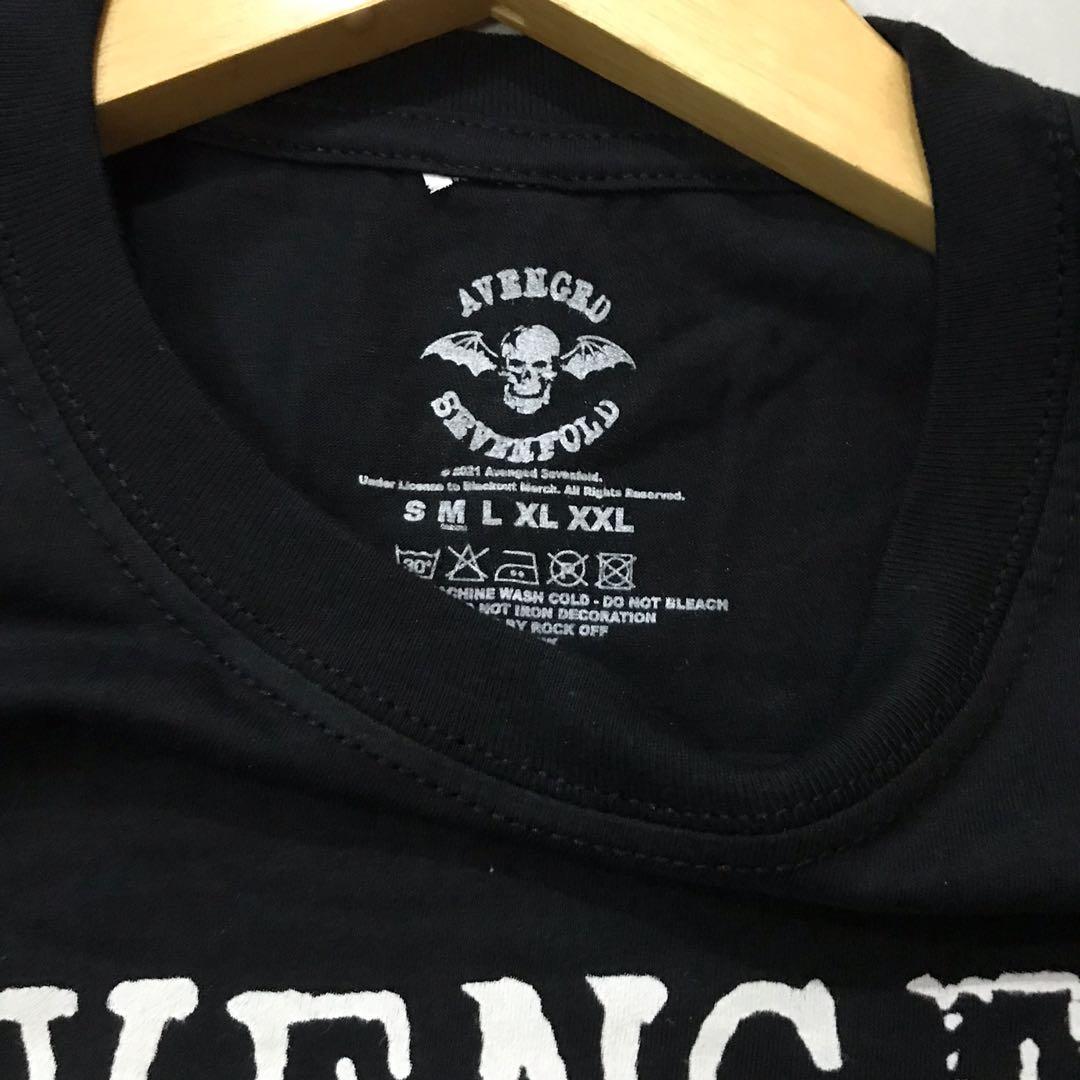 KAOS BAND AVENGED SEVENFOLD IMPORT ORIGINAL BAND METAL ROCK A7X