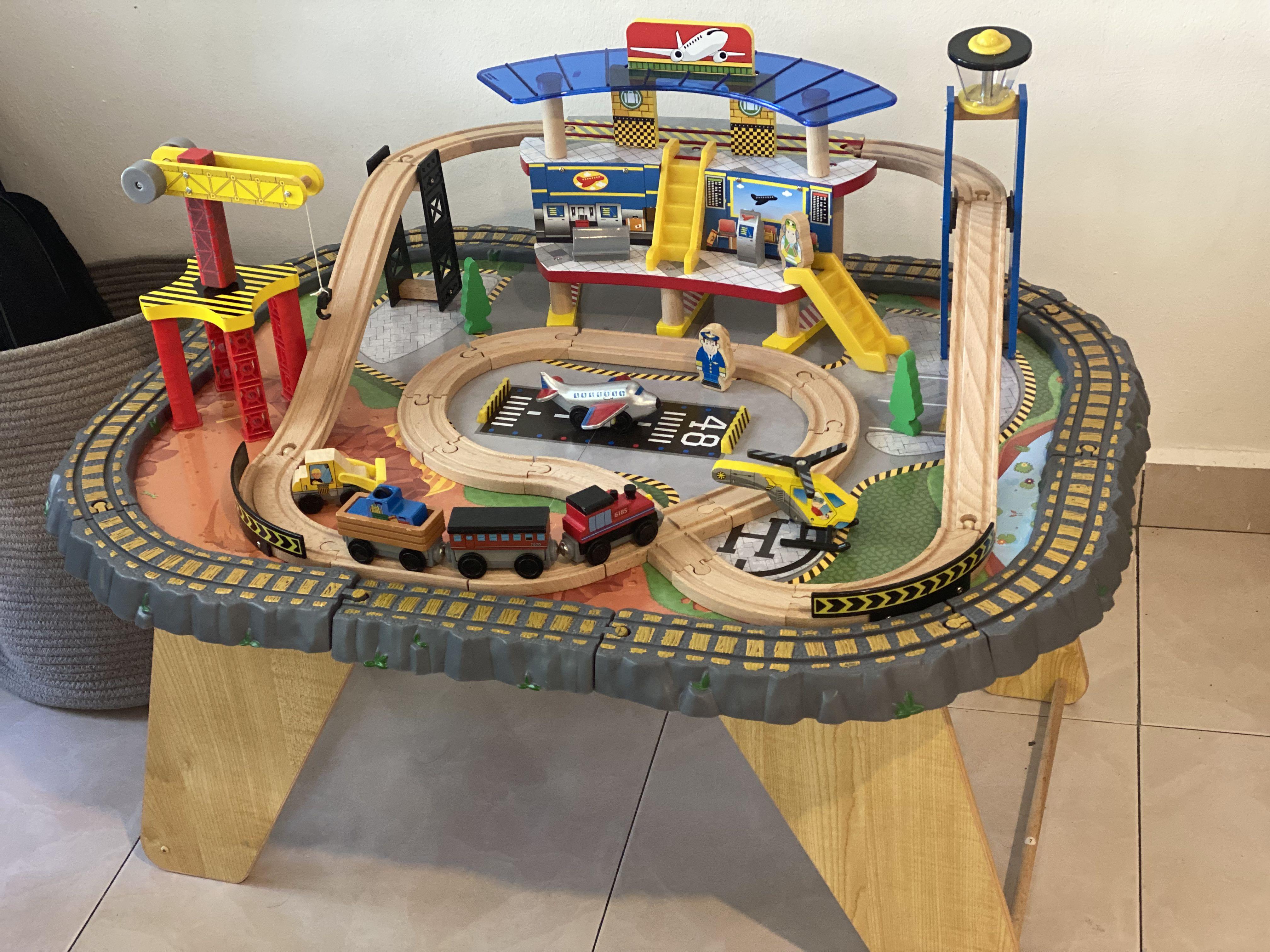 Kidkraft transportation station train set cheap
