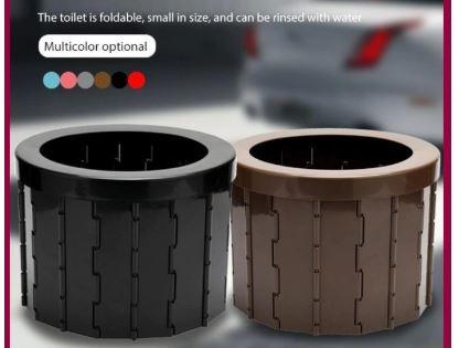 Portable folding toilet seat for backpacking camping discount