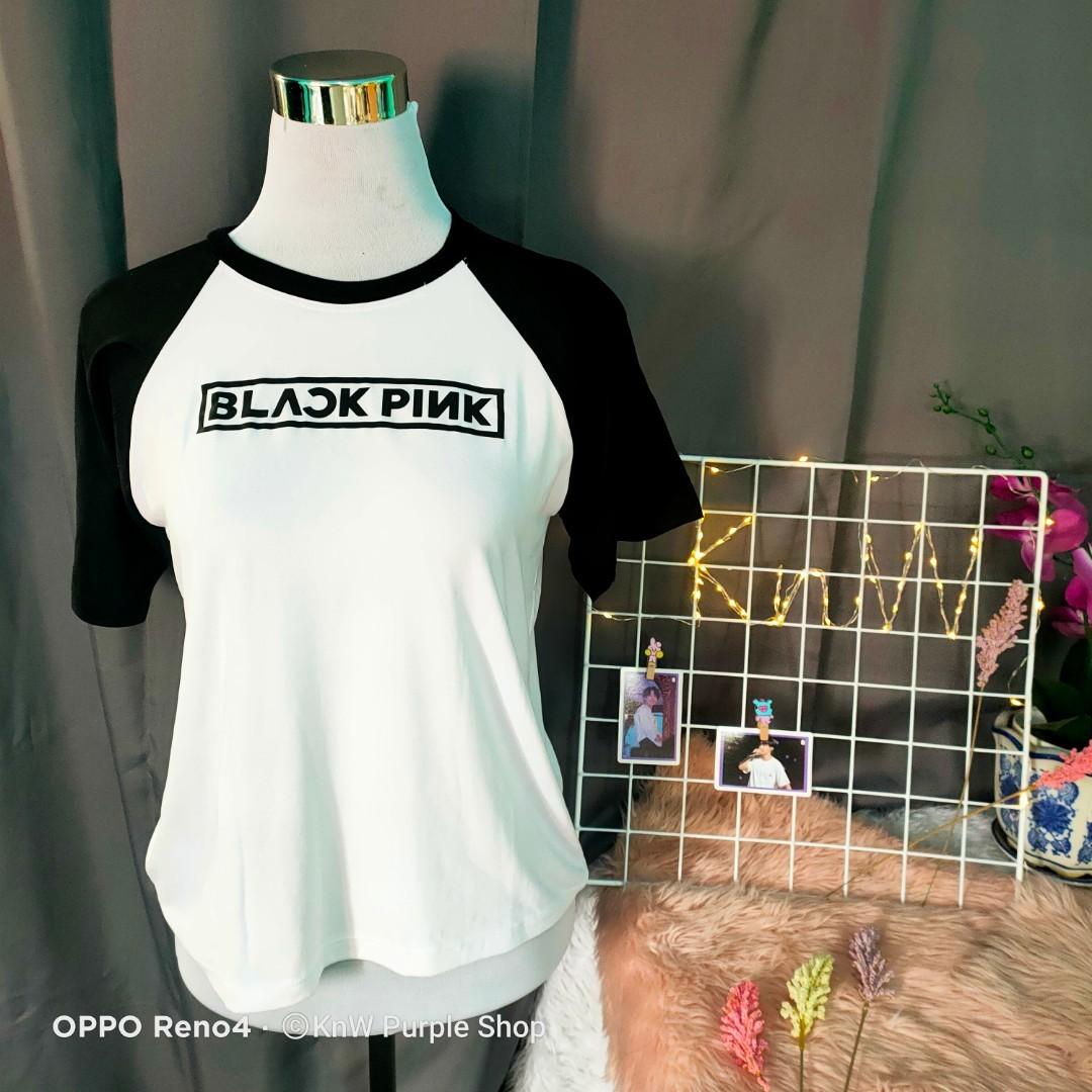 Kpop Blackpink Tshirt Black pink graphic tees blackpink logo shirts, Women's Fashion, Tops