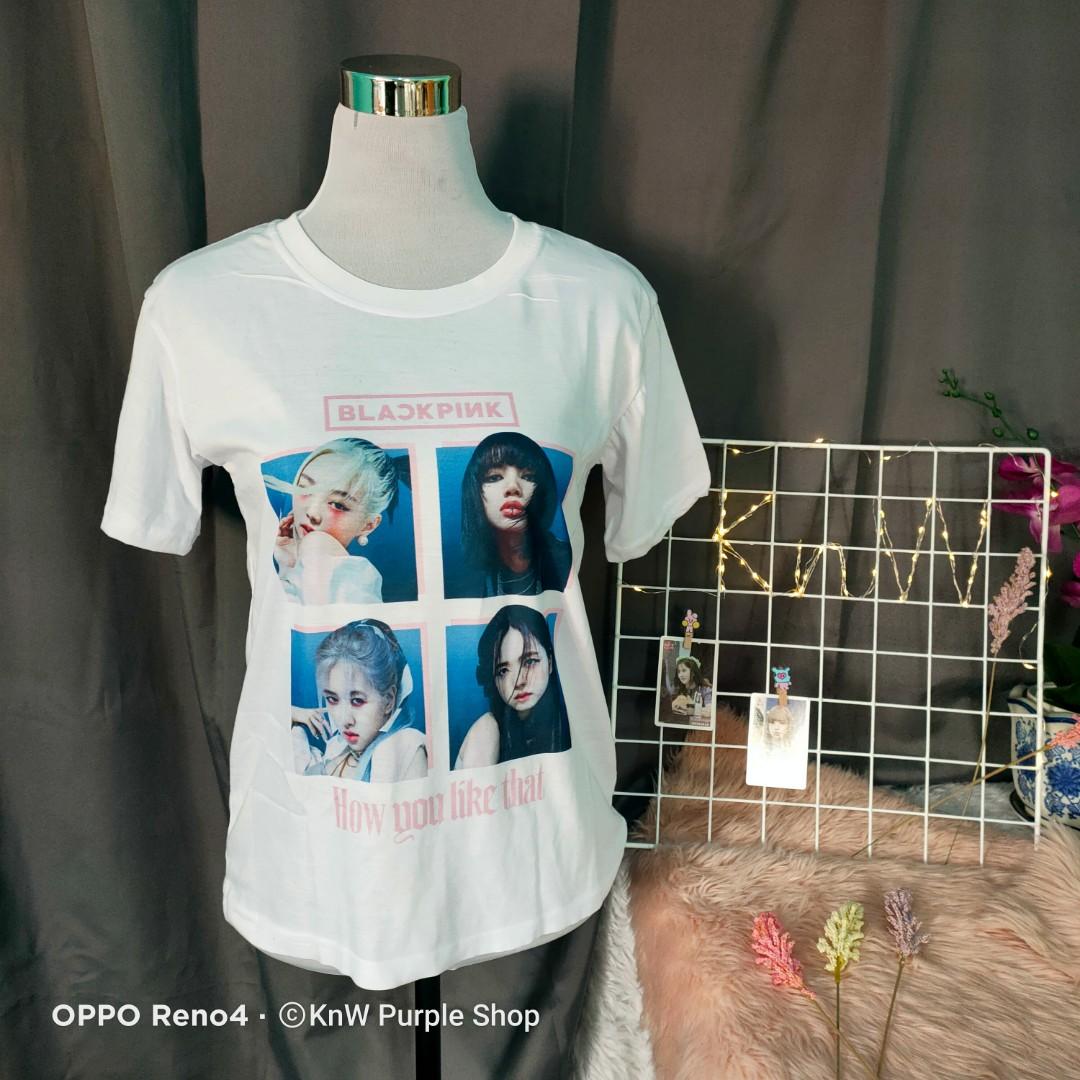 Kpop Blackpink Tshirt Black pink graphic tees blackpink logo shirts, Women's Fashion, Tops