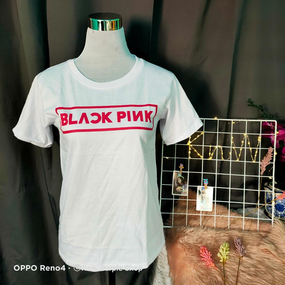 Kpop Blackpink Tshirt Black pink graphic tees blackpink logo shirts, Women's Fashion, Tops
