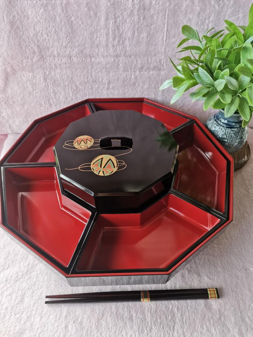Lacquer Lazy Susan (Category: Dinnerware & Cutlery) located in Talisay. Submitted by enavnai13 (Listing ID 1176870907, Image 1). Description: Lacquer Lazy Susan 1 pc available With a pair of chopsticks included With box Please swipe to see item measurements 980 + SF #CVTavailable #japansurplusph #stonewareph #stoneware #ceramics #mugs #cups #plates #japanstoneware #japanstoneware #japanceramic #japansurplus #coffeelovers #coffeelover.