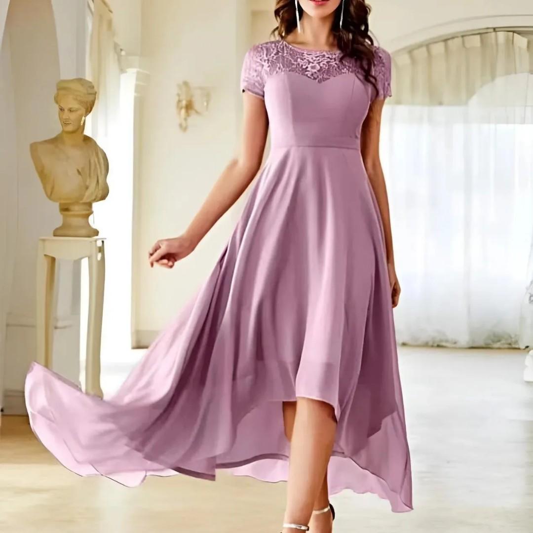 Formal Dress Lace Top Fabric, Women's Fashion, Dresses & Sets, Dresses