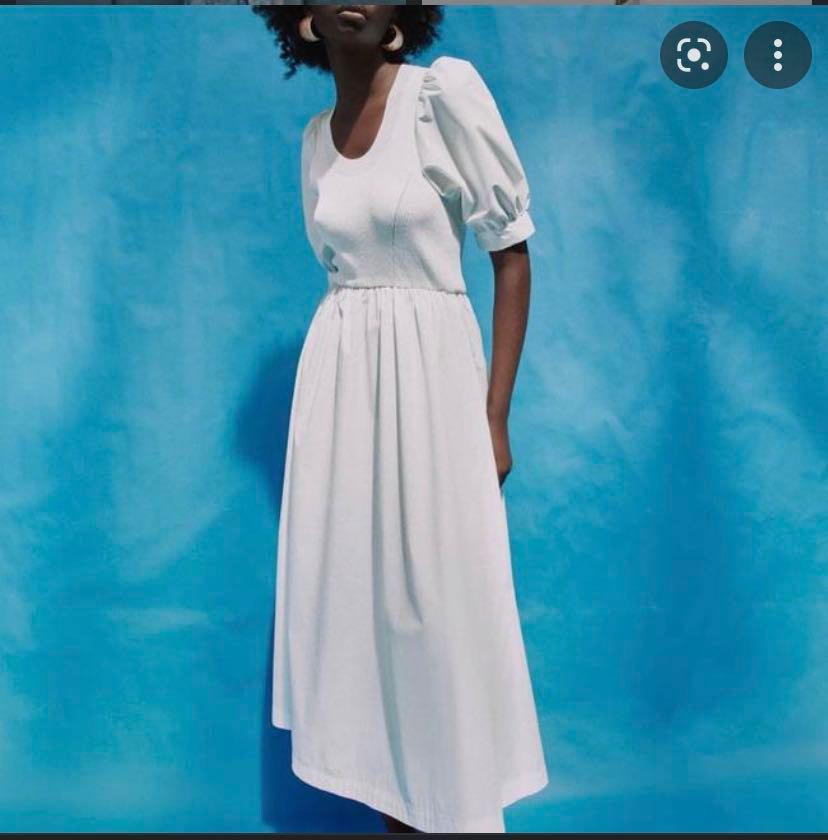 elegant outfits dress to impress Cream Cotton Blend Drop Waist Maxi Dress – Mint Velvet main image 0
