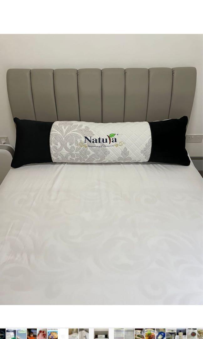 Long bolster pillow King and Queen, Furniture & Home Living