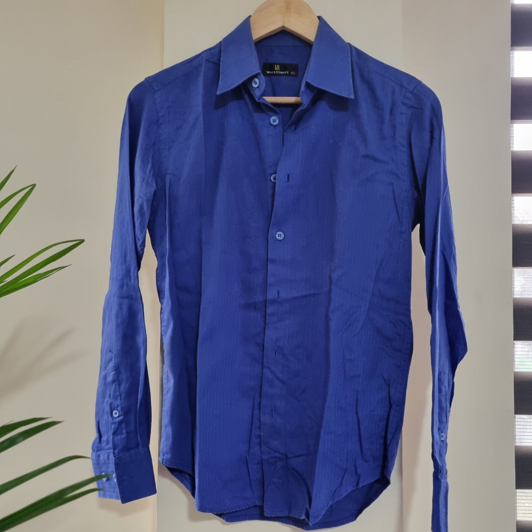 Long sleeve polo royal blue sales