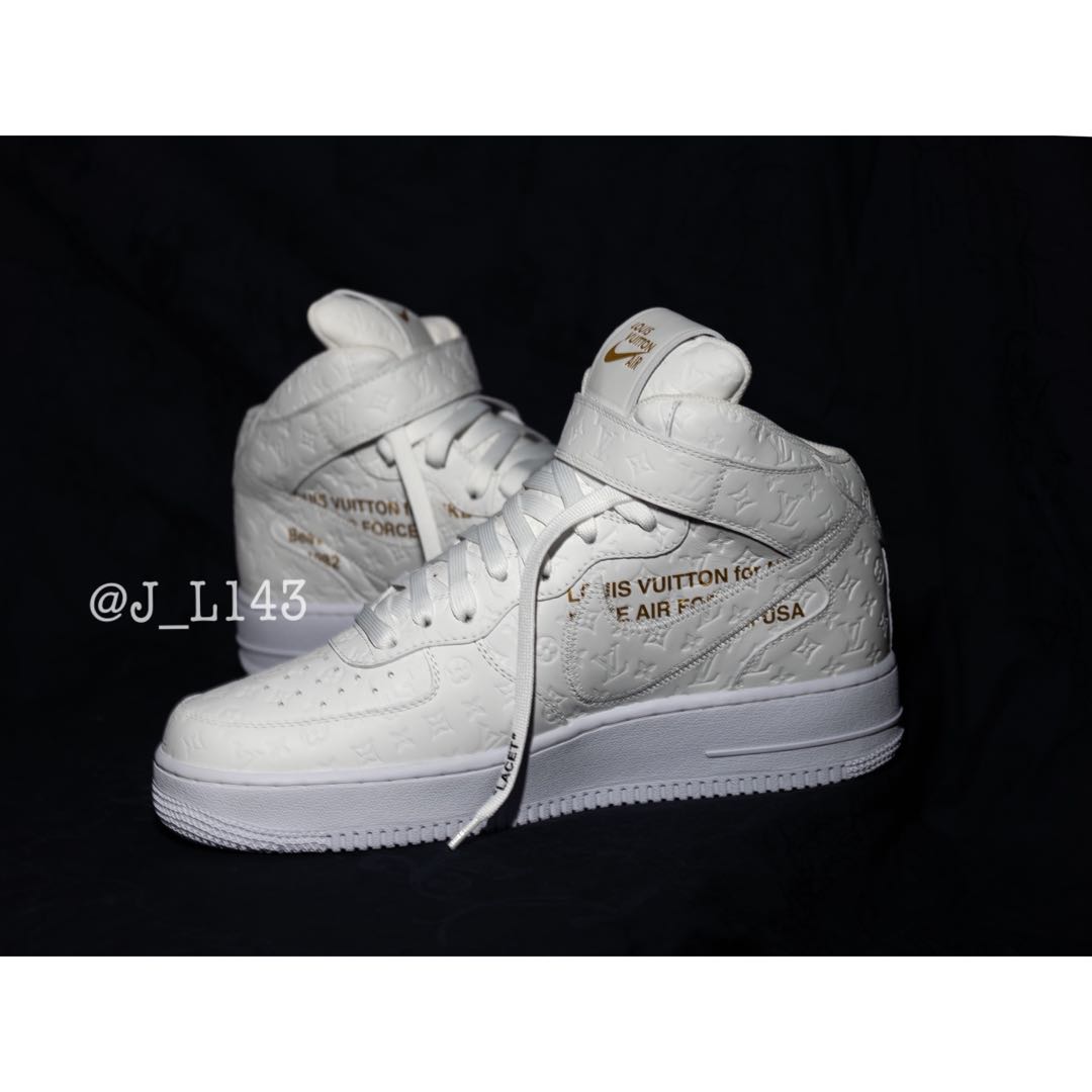 Louis Vuitton Air Force 1 Mid Men s Fashion Footwear Sneakers