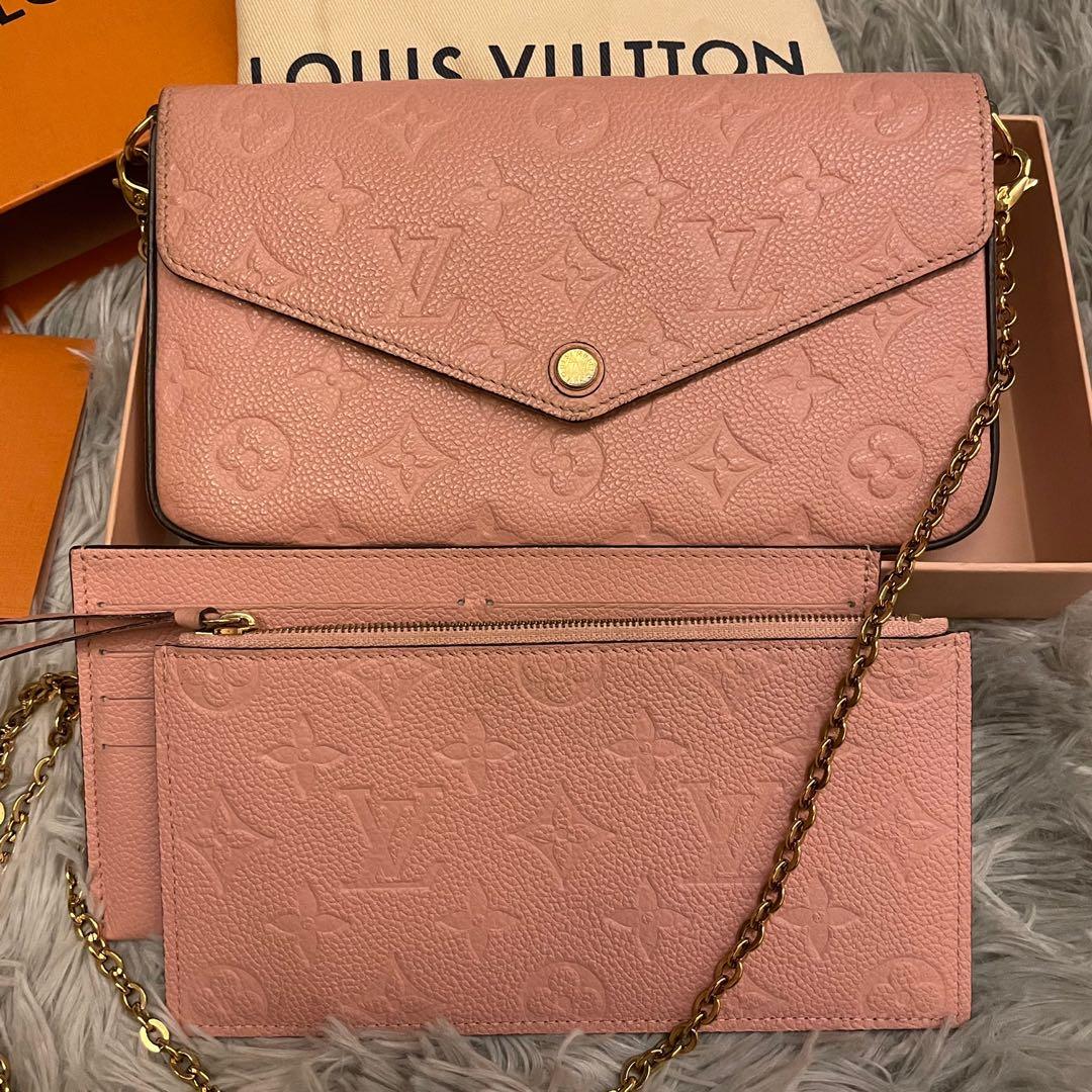 With Receipt) LV Felicie Pochette Rose Poudre, Luxury, Bags & Wallets on  Carousell