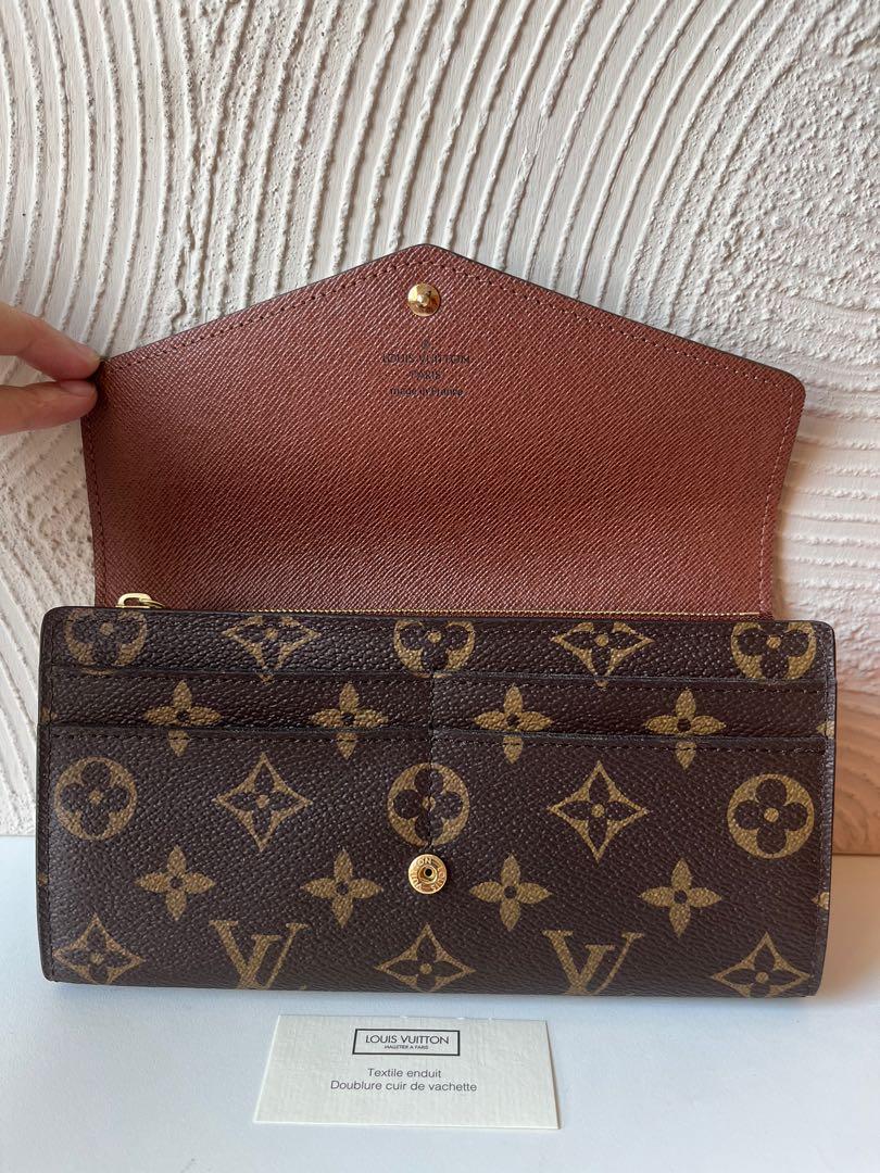 Jual Louis Vuitton LV Long Wallet Women Sarah Monogram in Brown - Kota  Surabaya - Gleecious Bags (pm)