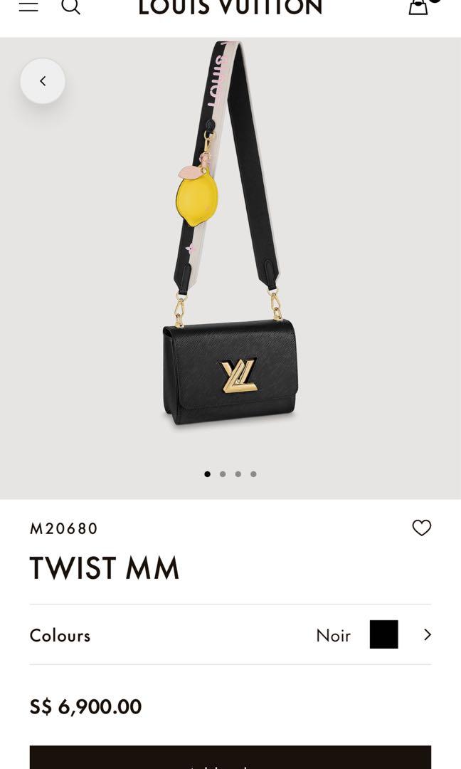 Louis Vuitton Twist MM Black - Verchka