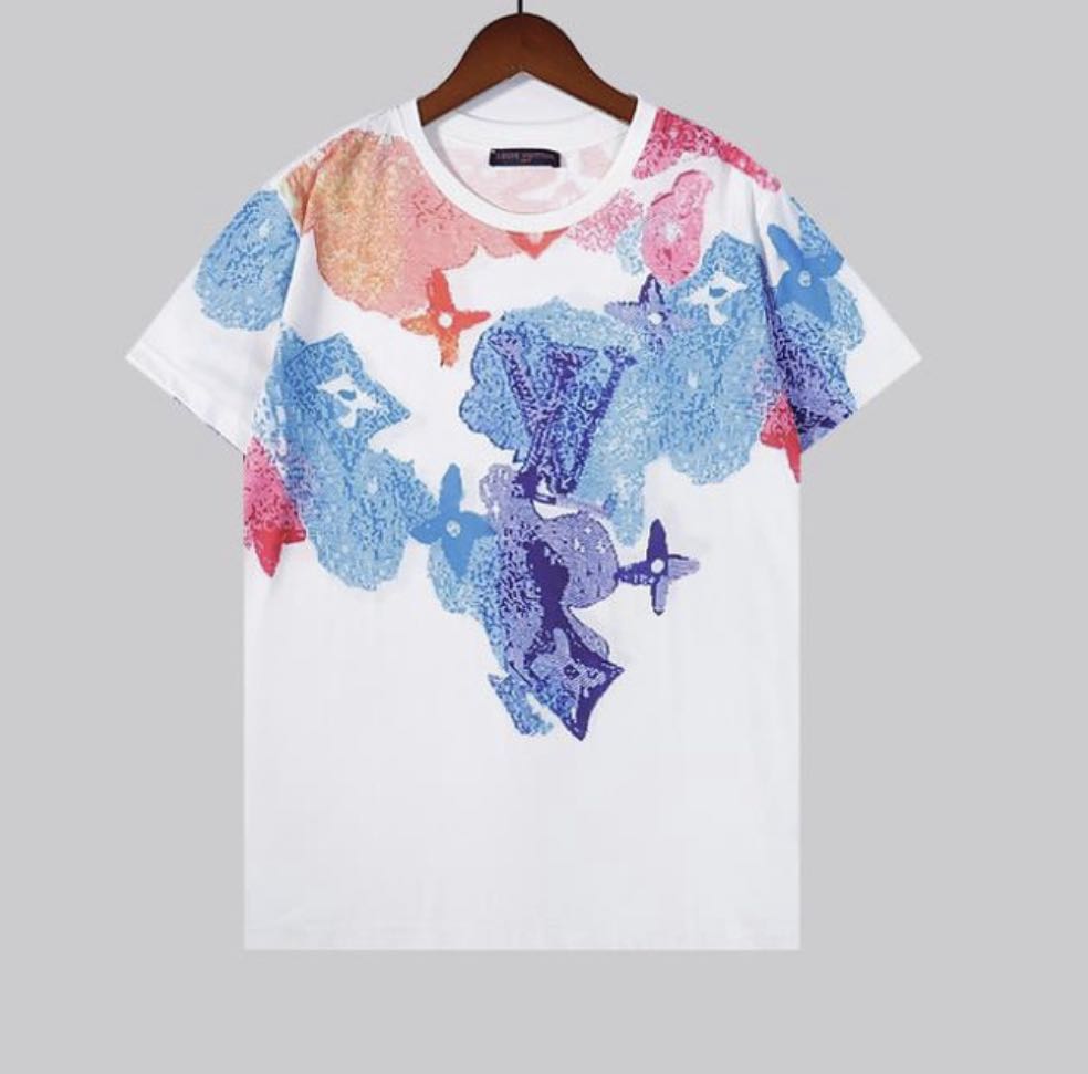 Louis Vuitton Watercolor Shirt, Women's Fashion, Tops, Shirts on