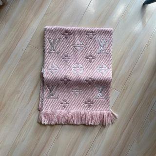 LOUIS VUITTON/pink LOUIS VUITTON (LV) wool scarf