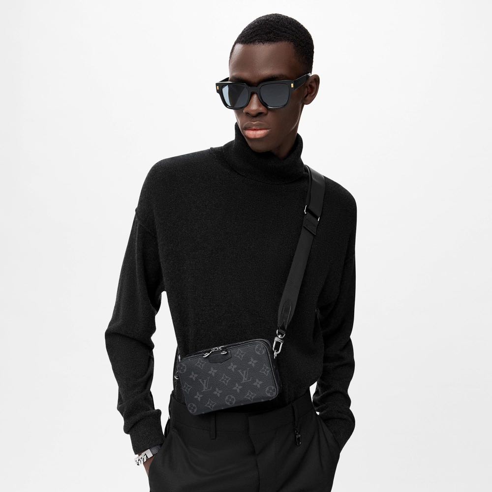 Louis Vuitton Alpha Clutch Men Satellite Cruise2019, Luxury, Bags & Wallets  on Carousell