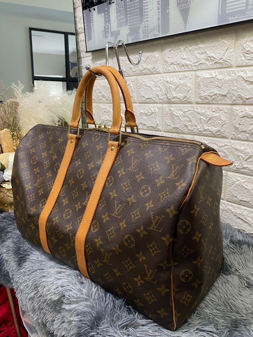 Louis Vuitton Climbing Keepall Bandouliere Bag Limited Edition Monogram Taurillon  Leather With Auction