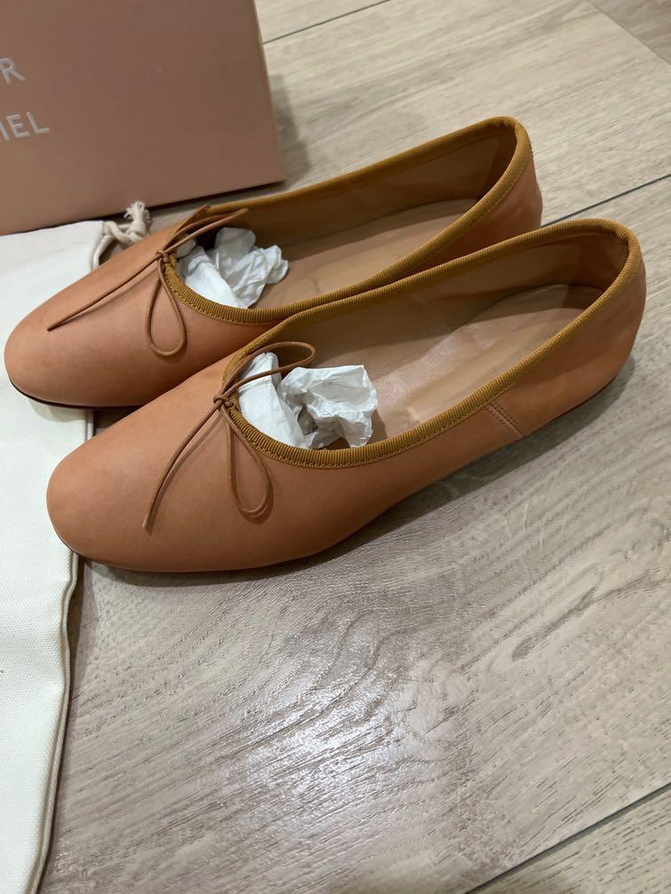 Mansur gavriel monogram ballet flats shop