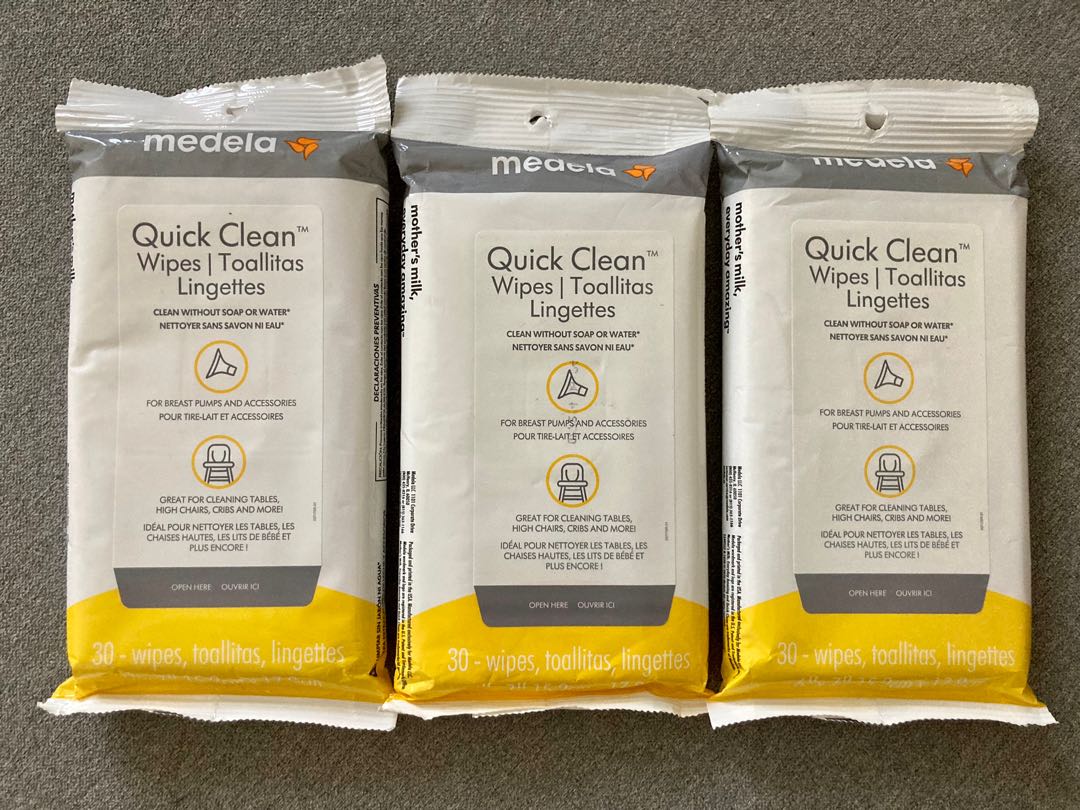 Medela breast pump online cleaning wipes ingredients