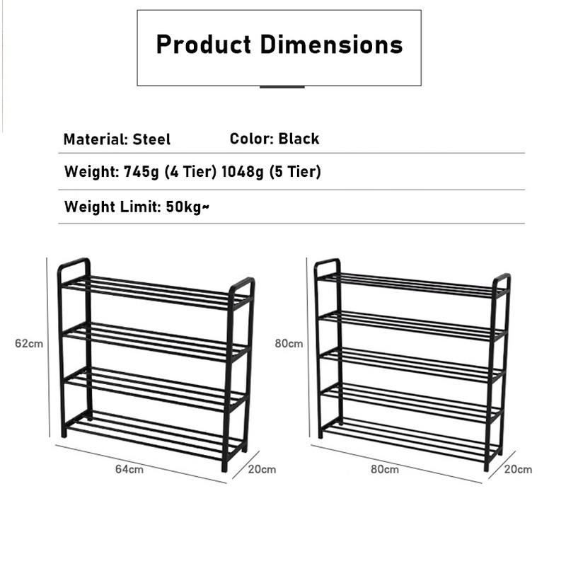 Metal Shoe Rack/ Minimalist Design Shoe Rack/ BTO Choice/ High-Density ...