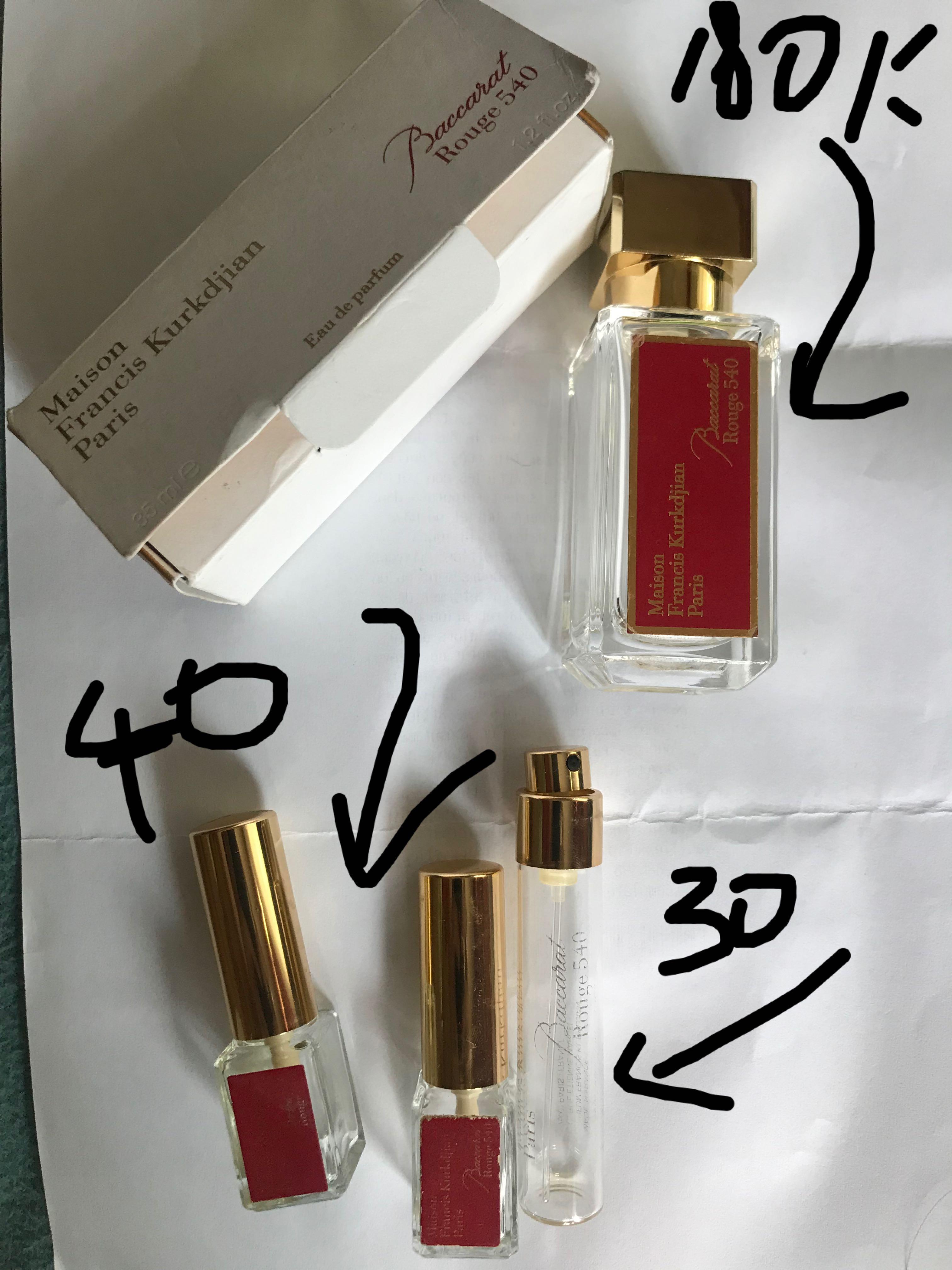 Cara baca store parfum baccarat