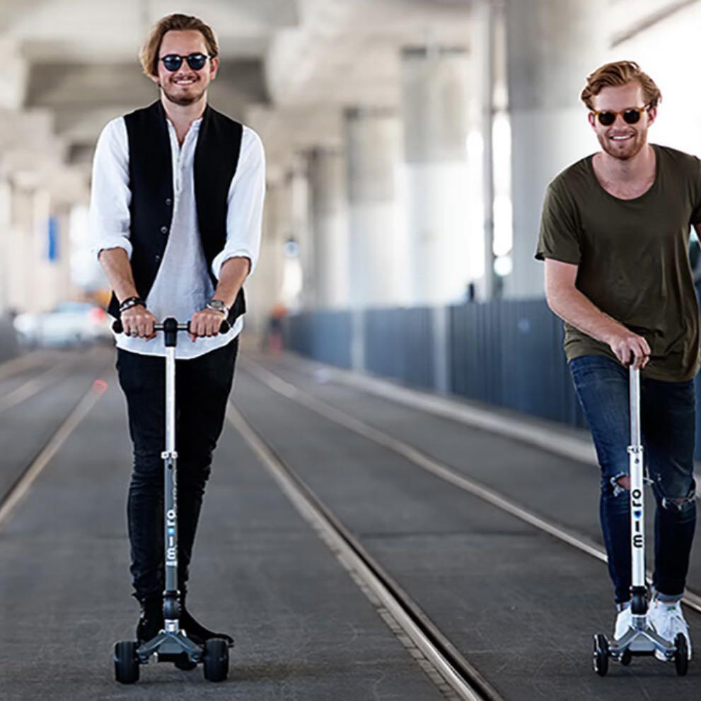 Micro Kickboard Monster Volcano deluxe adult scooter, Sports Equipment