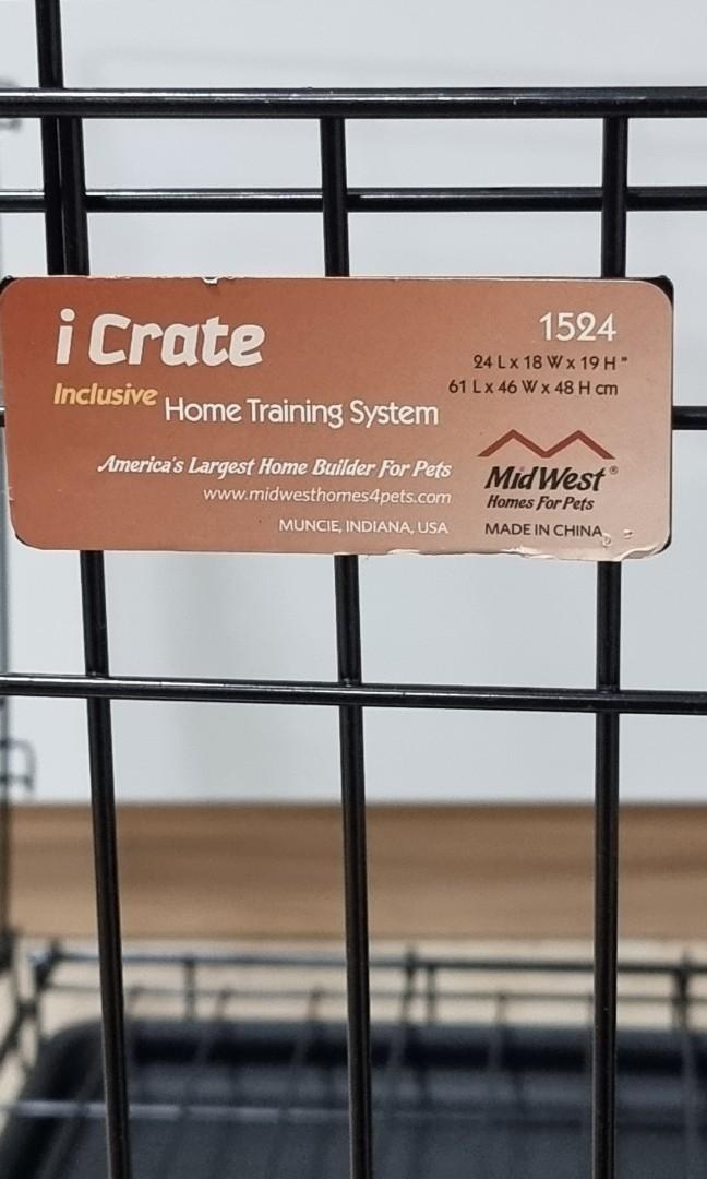 Midwest iCrate 24", Pet Supplies, Homes & Other Pet Accessories on Carousell