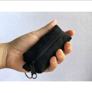 Mini Coin Purse with Key ring - Canvas Material