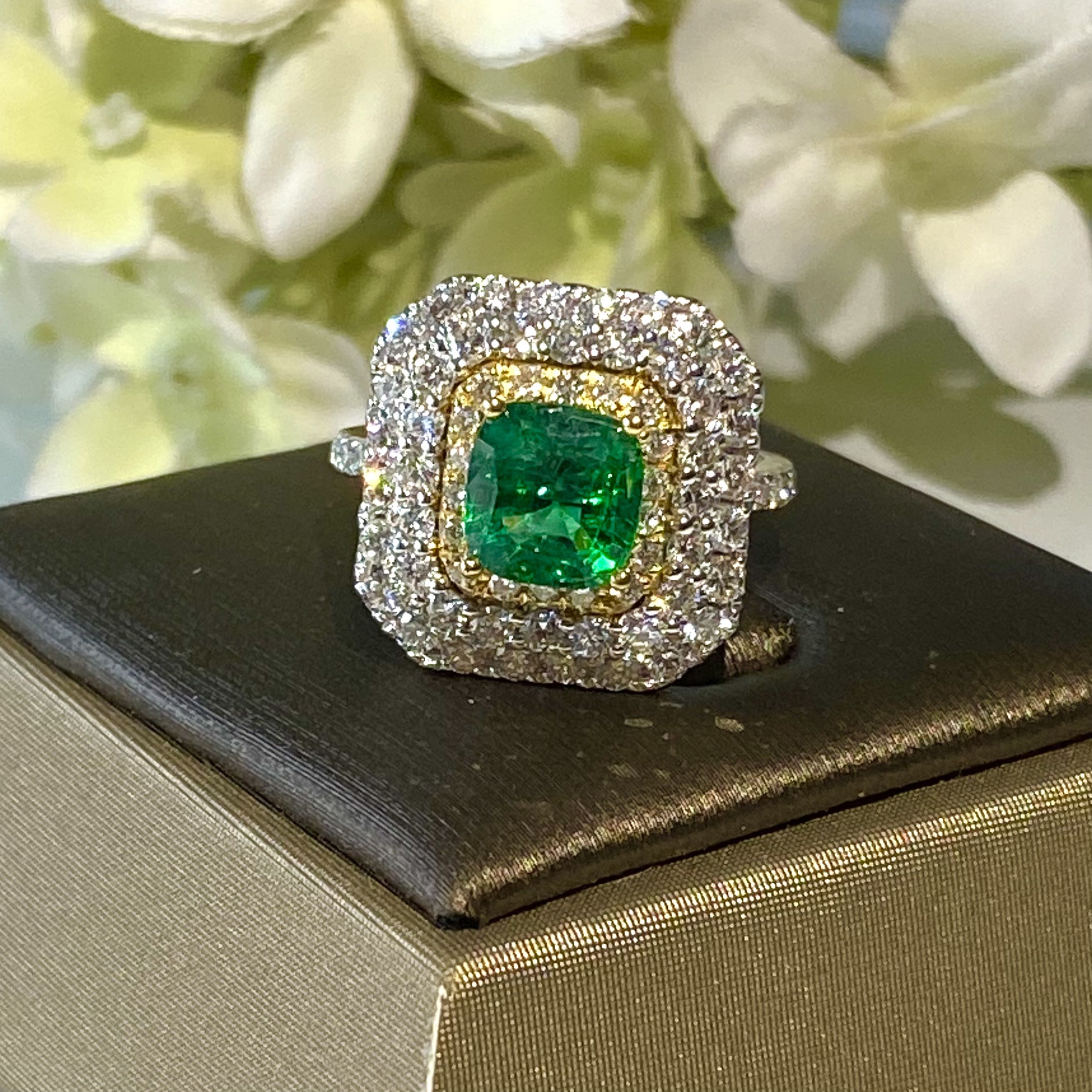 Natural Emerald ring CERTIFIED Women s Fashion Jewelry