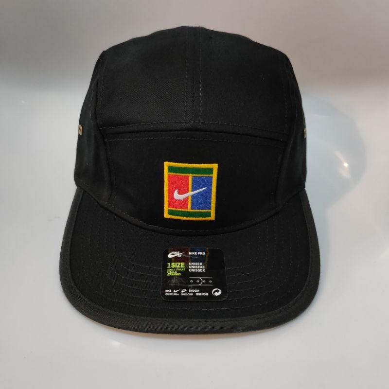 New cap Nike 5 panel topi court heritage black Men s Fashion