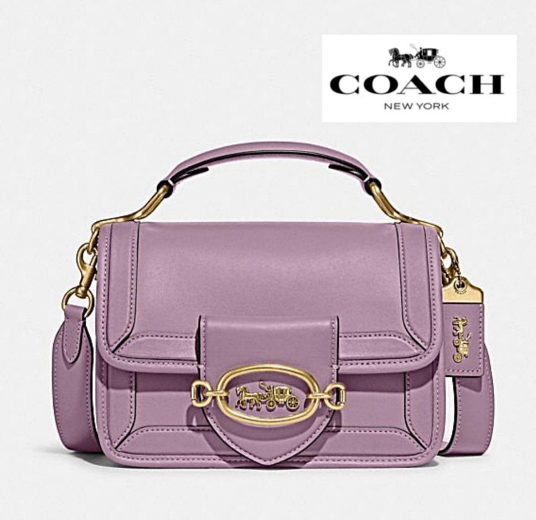 New Coach Original Lilac Signature Size 22 Hero Shoulder Bag with