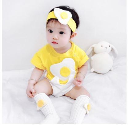 Newborn clothing Jumpsuit cartoon egg triangle crawling clothes