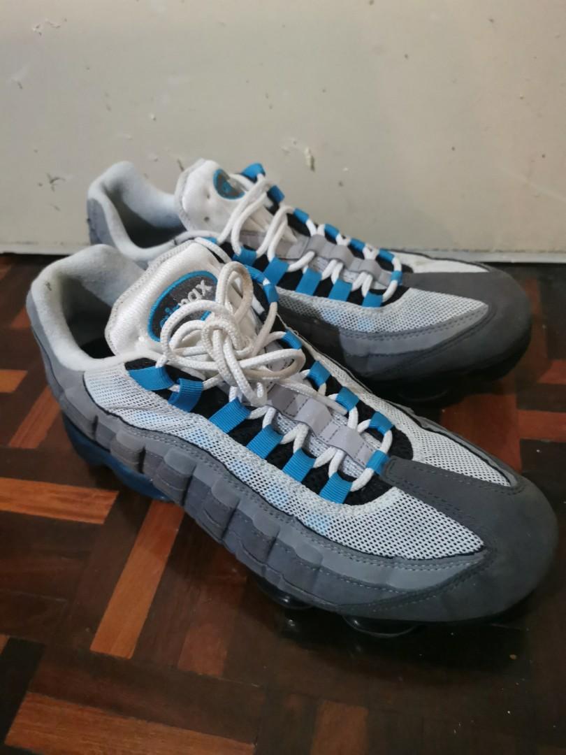 Nike Air VaporMax 95 Neo Turquoise us 10.5, 男裝, 鞋, 波鞋- Carousell