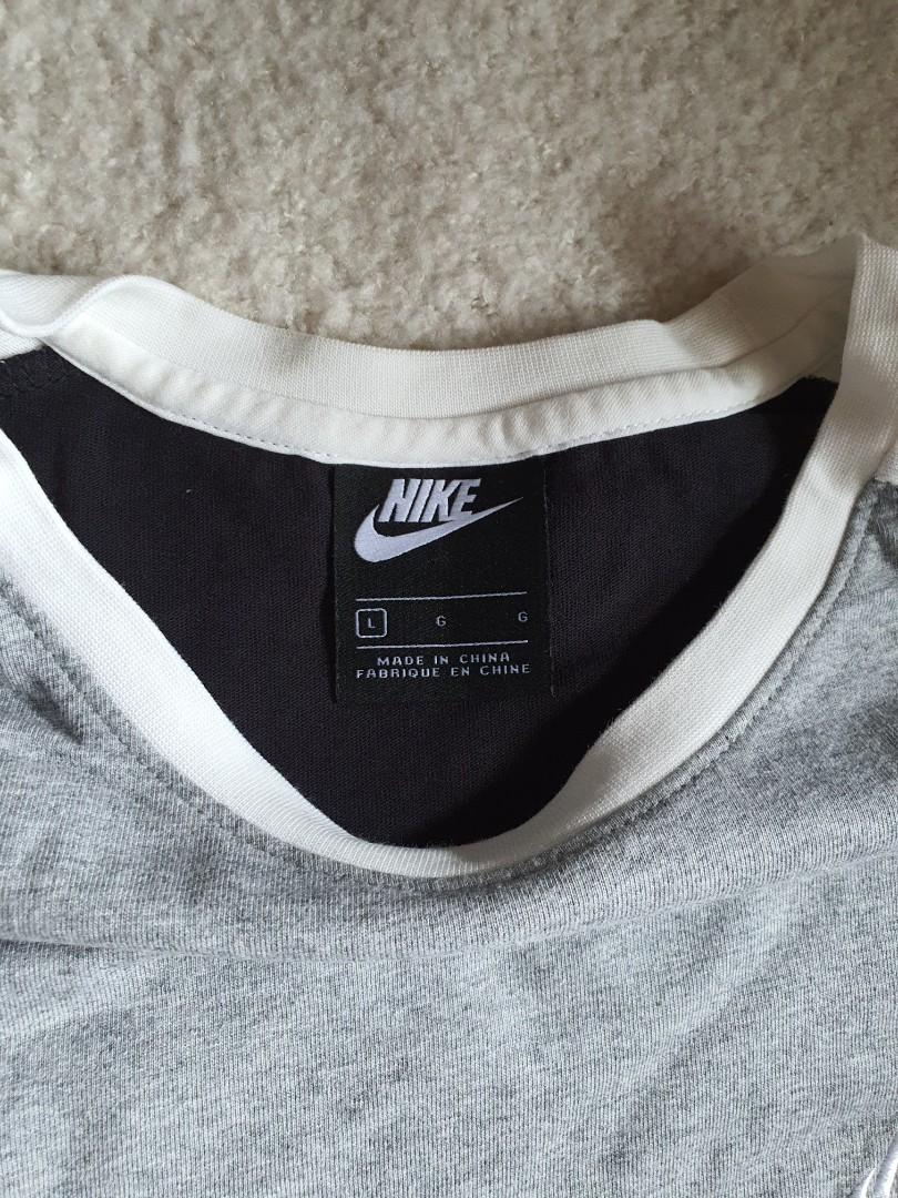 Nike Black Gray White Oversized Jersey Tshirt (Category: Tshirts & Polo Shirts ) located in Paranaque City. Submitted by buyn5ell (Listing ID 1176859818, Image 2). Description: Worn a few times. Size L, relaxed fit.
