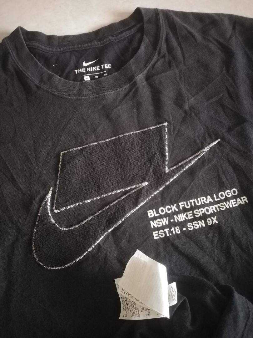 Nike sportswear store block logo