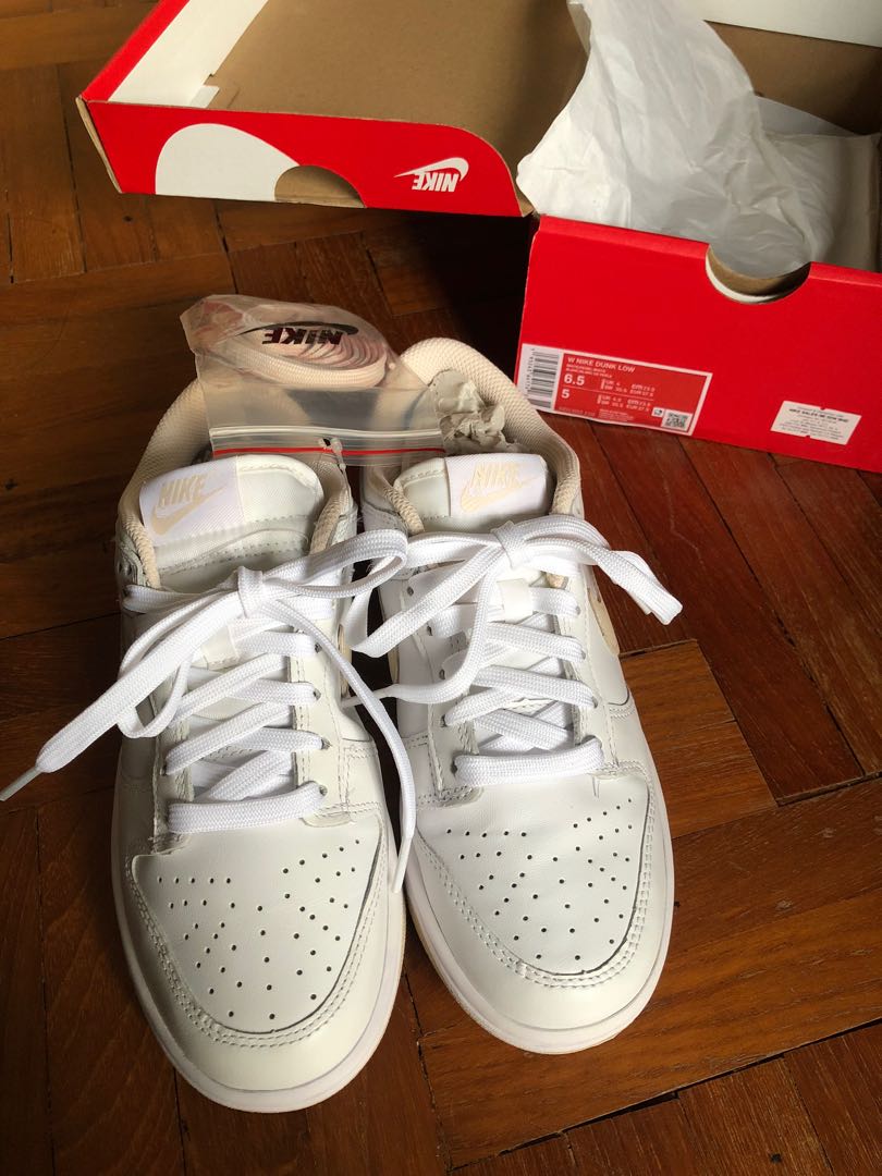 womens nike dunk low pearl white