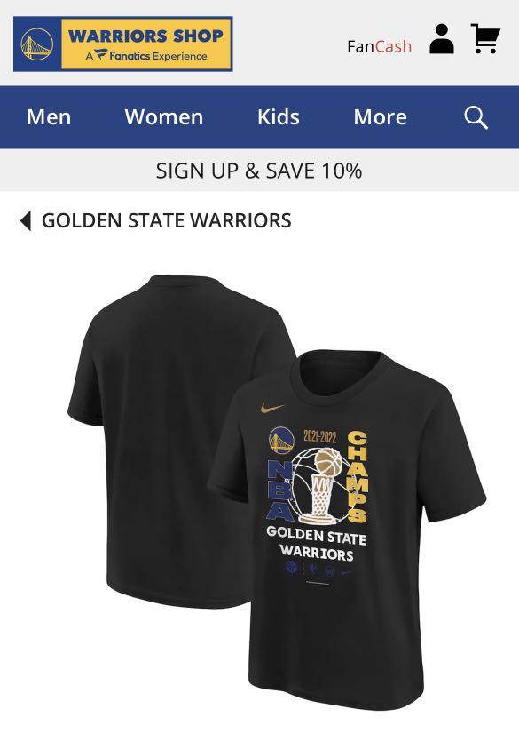 Nike Men's White Golden State Warriors 2022 NBA Finals Champion