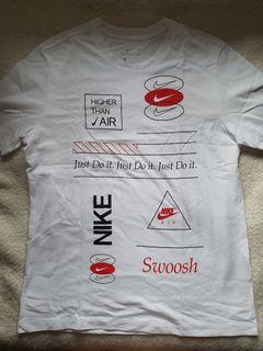 Nike White Graphic Tshirt