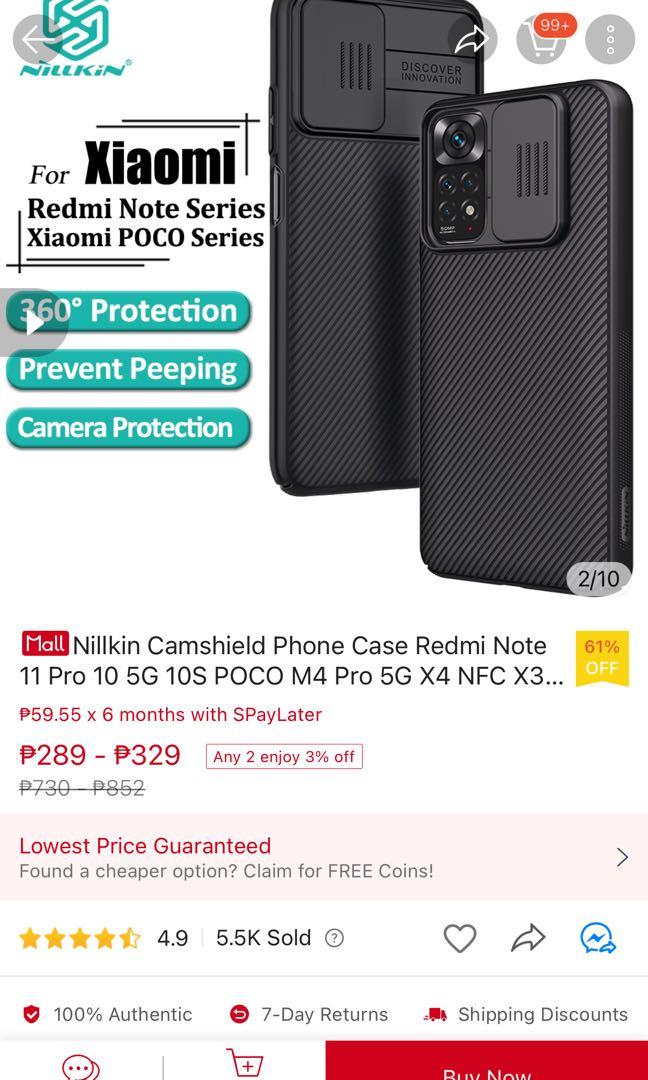 Nillkin Xiaomi Note 11 Case (Category: Cases & Sleeves) located in Mandaluyong City. Submitted by co.case (Listing ID 1176821529, Image 2). Description: .