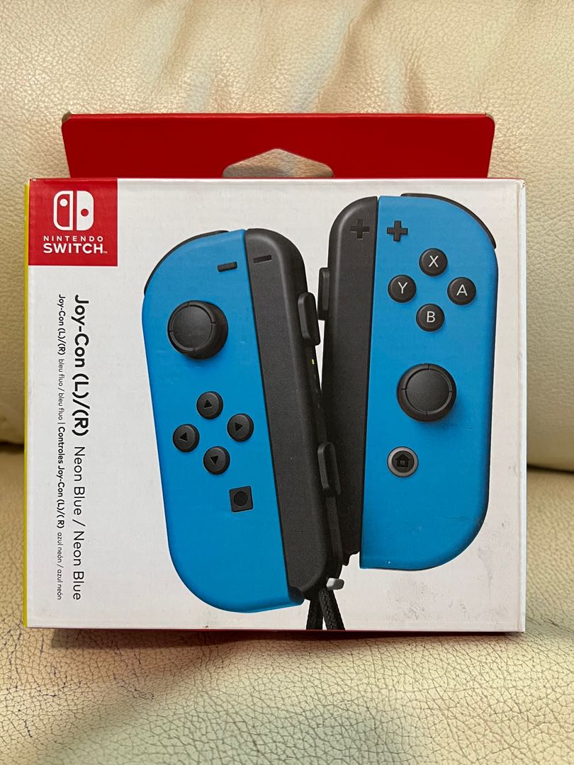 Nintendo Joy-Con (L/R) - Neon Blue, 電子遊戲, 電子遊戲機, Nintendo