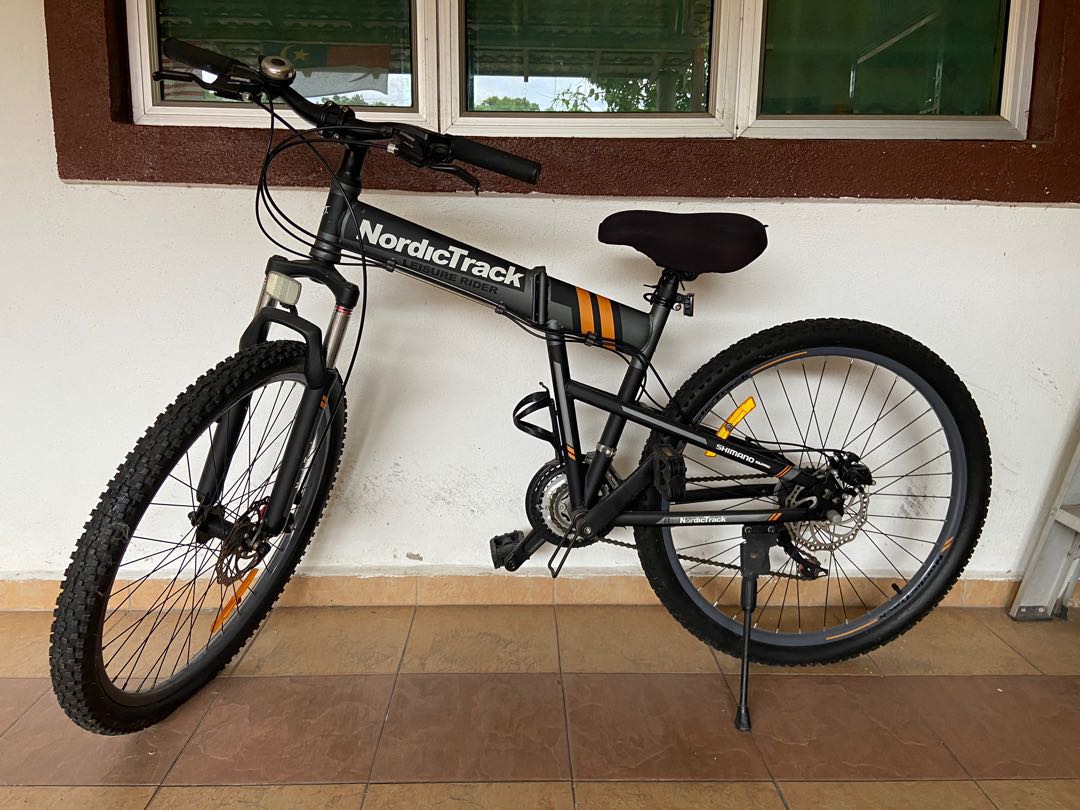 Nordictrack folding bike shop
