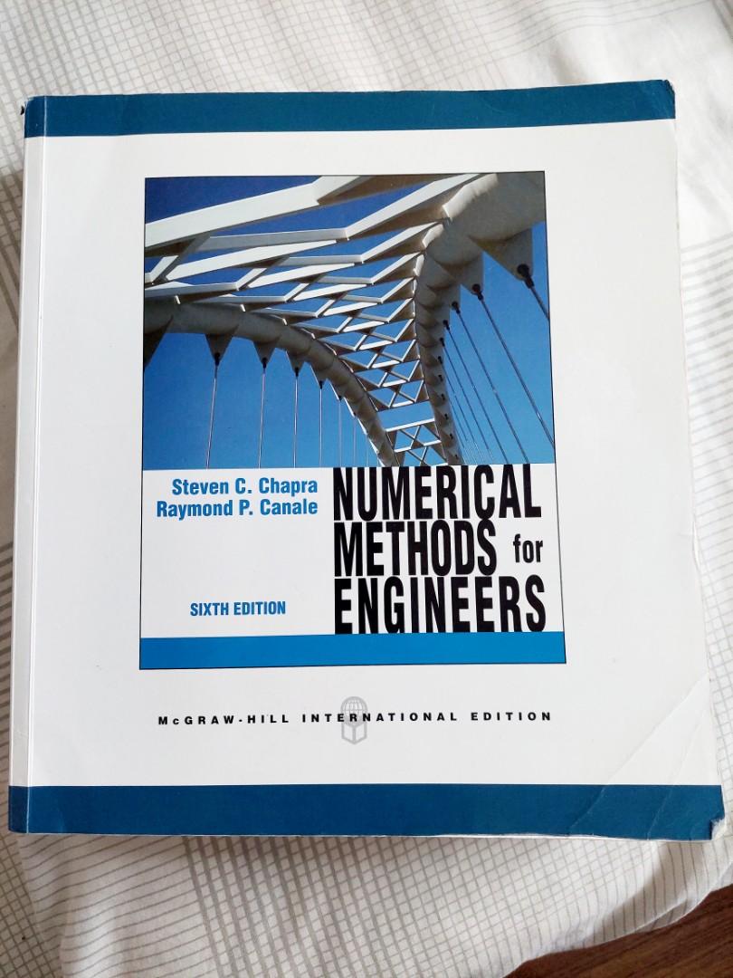 Numerical methods for engineers (Category: Textbooks) located in Petaling Jaya. Submitted by leo_est (Listing ID 1176907373, Image 1). Description: Condition: 9/10 PM to get a video of the book interior! Prefer meet up but delivery can be arranged. Postage borne by buyer.